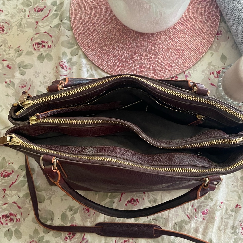 Coach Brown Leather Men's Bag - Picture 3 of 6